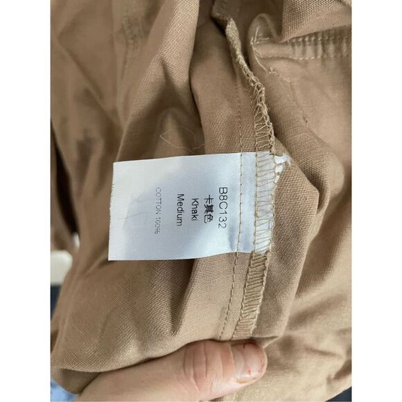 Brand New, No Tags Women’s Medium Khaki Full Zip Barn Coat Jacket - Picture 4 of 5